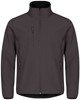 Clique Softshell jas Classic - Donkergrijs - Maat M