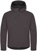 Clique 0200912 Classic Softshell Hoody - Donkergrijs - S afbeelding