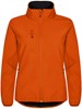 Clique 0200915 Classic Softshell Jacket Lady - Diep Oranje - XXL afbeelding