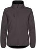 Clique 0200915 Classic Softshell Jacket Lady - Donkergrijs - XXL afbeelding