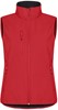 Clique 0200916 Classic Softshell Vest Lady - Rood - S afbeelding