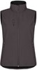 Clique 0200916 Classic Softshell Vest Lady - Donkergrijs - S afbeelding
