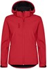 Clique 0200917 Classic Softshell Hoody Lady - Rood - XL afbeelding