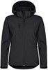 Clique Classic Hoody Softshell Dames 0200917 - Black - Maat M/38