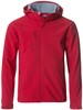 Clique 020912 Basic Hoody Softshell - Rood - L afbeelding
