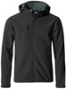 Clique 020912 Basic Hoody Softshell - Zwart - 3XL afbeelding