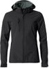 Clique 020917 Basic Hoody Softshell Ladies - Zwart - M afbeelding