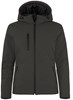 Clique 020953 Padded Hoody Softshell Lady - Donkergrijs - XS afbeelding