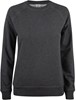 Clique 021001 Premium OC Roundneck Ladies - Antraciet Melange - L afbeelding