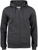 Clique 021004 Premium OC Hoody FZ - Antraciet Melange - S afbeelding