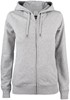 Clique 021005 Premium OC Hoody FZ Ladies - Grijsmelange - XXL afbeelding