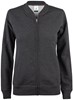Clique 021007 Premium OC Cardigan Ladies - Antraciet Melange - XS afbeelding
