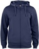 Clique 021014 Basic Active Hoody FZ - Dark Navy - 3XL afbeelding