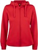 Clique 021015 Basic Active Hoody FZ Ladies - Rood - XL afbeelding