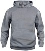 Clique 021021 Basic Hoody Junior - Grijsmelange - 90/100 afbeelding