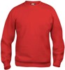 Clique Basic roundneck Rood maat XS