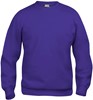 Basic roundneck helder lila l