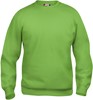 Clique Basic roundneck Lichtgroen maat S