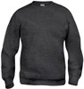 Basic roundneck antraciet mélange xxl