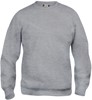 Basic roundneck grijsmelange 3xl