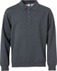 Clique 021032 Basic Polo Sweater - Antraciet Melange - 5XL afbeelding