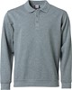Clique 021032 Basic Polo Sweater - Grijsmelange - M afbeelding
