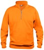 Clique 021033 Basic Half Zip - Signaaloranje - S afbeelding