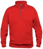Clique 021033 Basic Half Zip - Rood - XL afbeelding