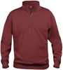Clique 021033 Basic Half Zip - Bordeaux - XL afbeelding