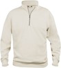 Clique 021033 Basic Half Zip - Licht Khaki - XXL afbeelding