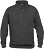 Clique 021033 Basic Half Zip - Antraciet Melange - L afbeelding