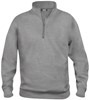 Clique 021033 Basic Half Zip - Grijsmelange - XL afbeelding