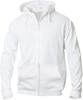 Clique 021034 Basic Hoody Full zip - Wit - L afbeelding