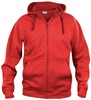 Clique 021034 Basic Hoody Full zip - Rood - XL afbeelding