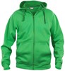 Clique 021034 Basic Hoody Full zip - Appelgroen - XL afbeelding