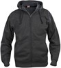 Clique 021034 Basic Hoody Full zip - Antraciet Melange - XL afbeelding