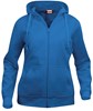 Clique 021035 Basic Hoody Full zip ladies - Kobalt - M afbeelding