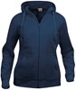 Clique 021035 Basic Hoody Full zip ladies - Dark Navy - L afbeelding