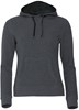 Clique 021042 Classic Hoody Ladies - Antraciet Melange - XXL afbeelding