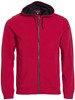 Clique 021044 Classic Hoody Full Zip - Rood - XXL afbeelding