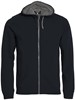Clique 021044 Classic Hoody Full Zip - Zwart - L afbeelding