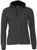 Clique 021045 Classic Hoody Full Zip Ladies - Antraciet Melange - XL afbeelding