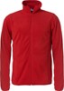 Clique 023914 Basic Micro Fleece Jacket - Rood - S afbeelding