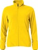 Clique 023915 Basic Micro Fleece Jacket Ladies - Lemon - XXL afbeelding
