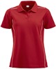 Clique New Alpena Dames Polo Rood maat M