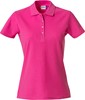 Clique 028231 Basic Polo Ladies - Helder Kersen - L afbeelding