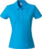 Clique 028231 Basic Polo Ladies - Turquoise - XS afbeelding