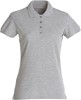 Clique 028231 Basic Polo Ladies - Grijsmelange - M afbeelding