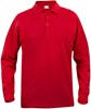 Clique 028233 Basic Polo L/S Junior - Rood - 110/120 afbeelding