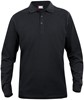 Clique 028233 Basic Polo L/S Junior - Zwart - 90/100 afbeelding